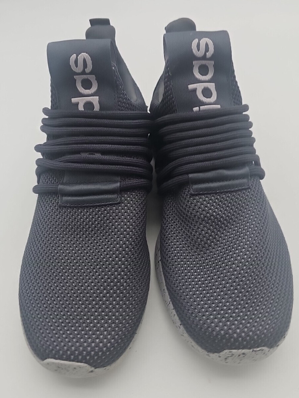 Adidas slip-on runners. Grey mesh mesh upper. Great everyday comfort. Size 7.5.